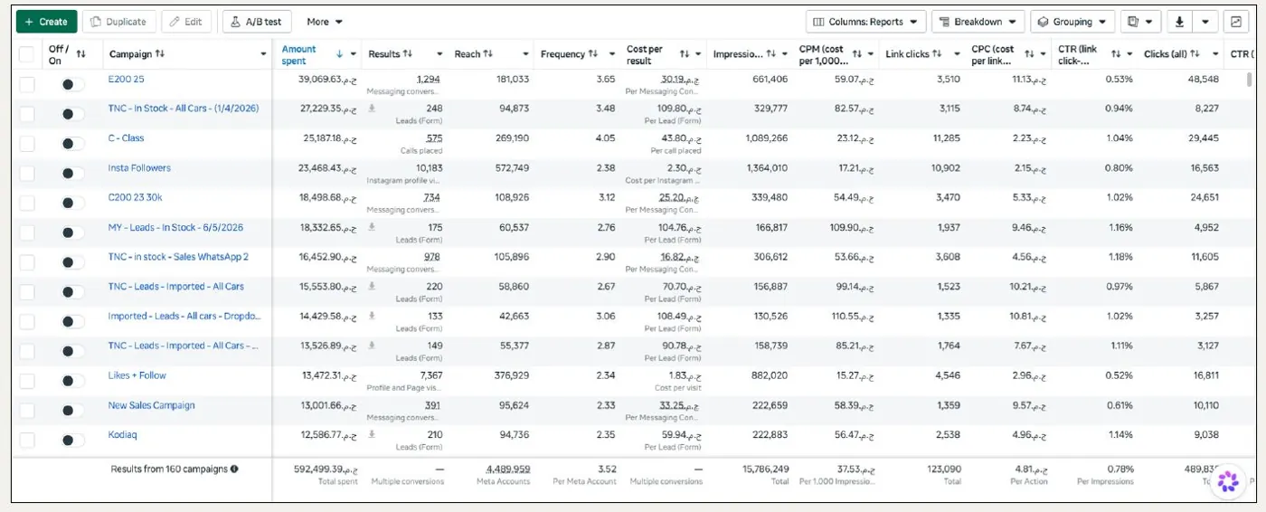 Horse Power: messaging, lead and call campaigns